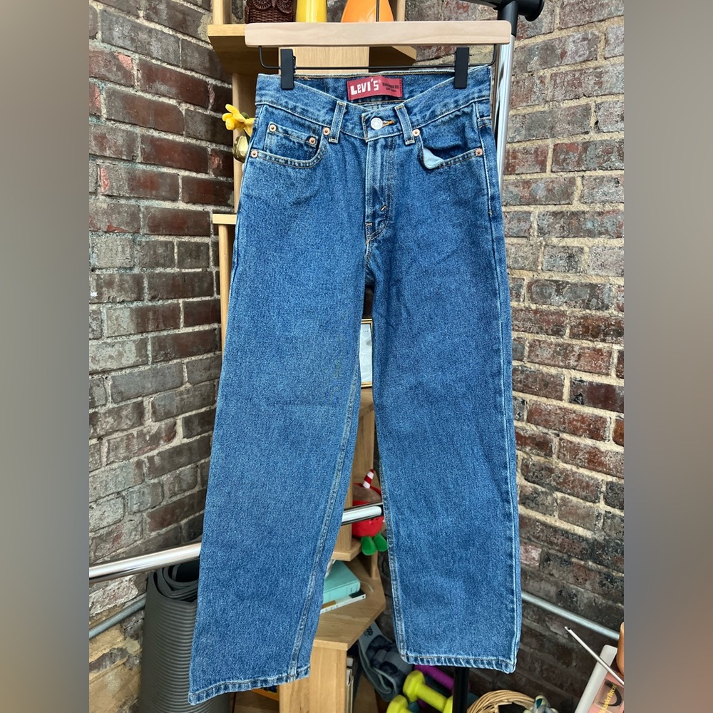 Levi's Straight Jeans Boys Children’s 12 Slim Relaxed Fit Medium Wash 550